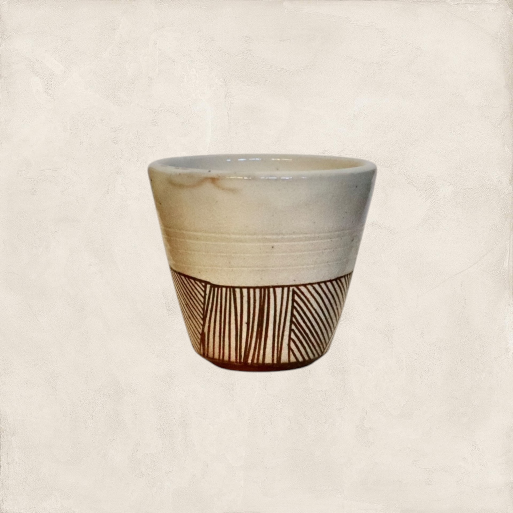 Tasse Espresso Graphite – Collection Tunis (Fayoum)